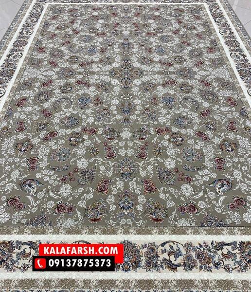 عکس فرش گل برجسته کاشان
