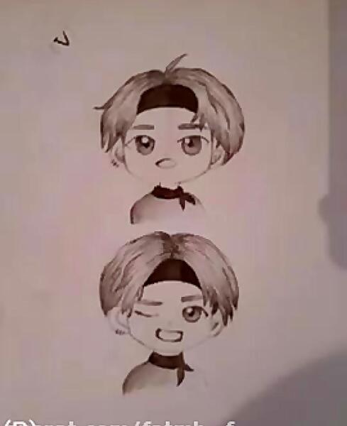 عکس ایده برای نقاشی بی تی اس