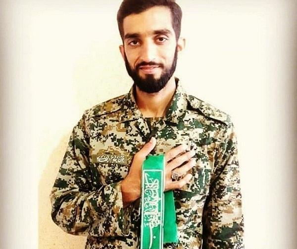 عکس شهید حججی با لباس سپاه