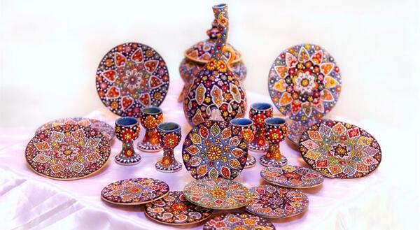 عکس مینا کاری همدان