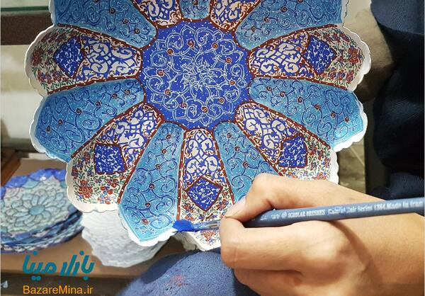 عکس مینا کاری همدان