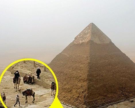 عکس داخل اهرام ثلاثه مصر