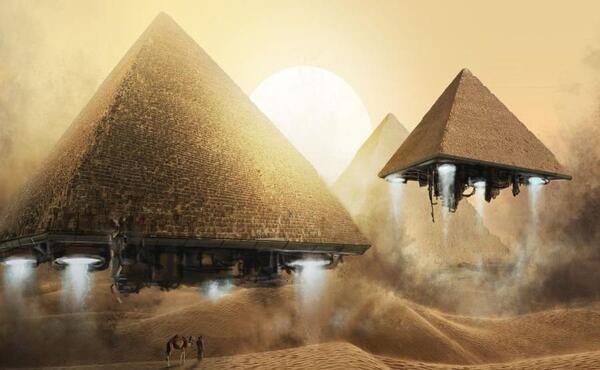 عکس داخل اهرام ثلاثه مصر