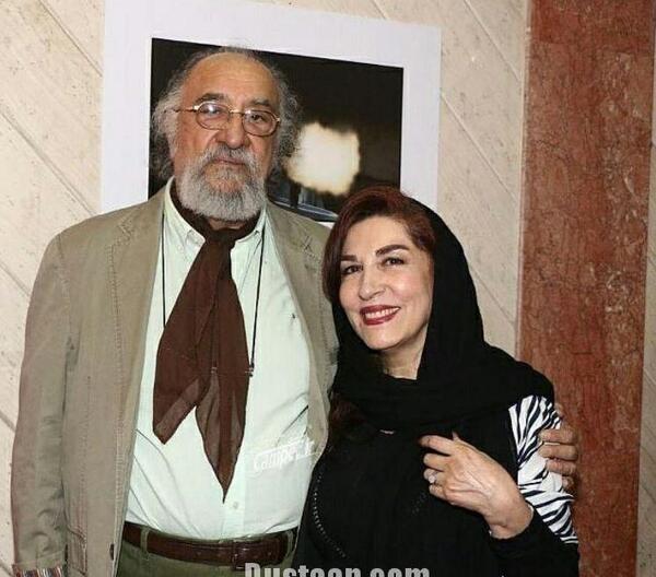 عکس انوشیروان ارجمند و همسرش