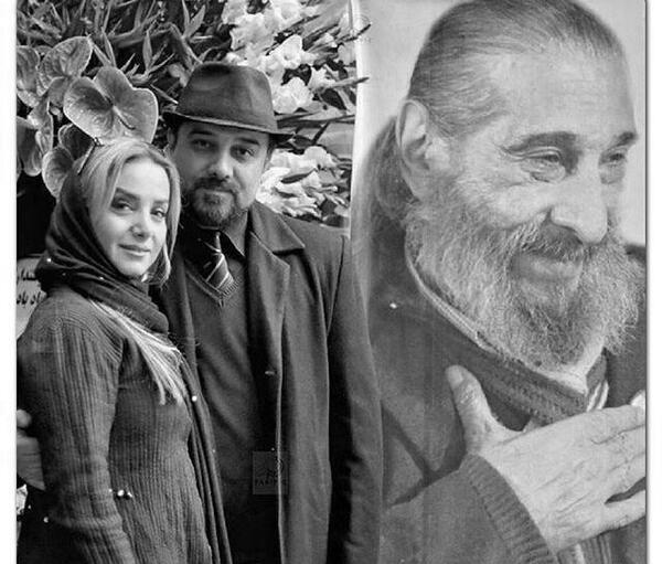 عکس انوشیروان ارجمند و همسرش