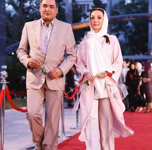 عکس از حدیث فولادوند و همسرش