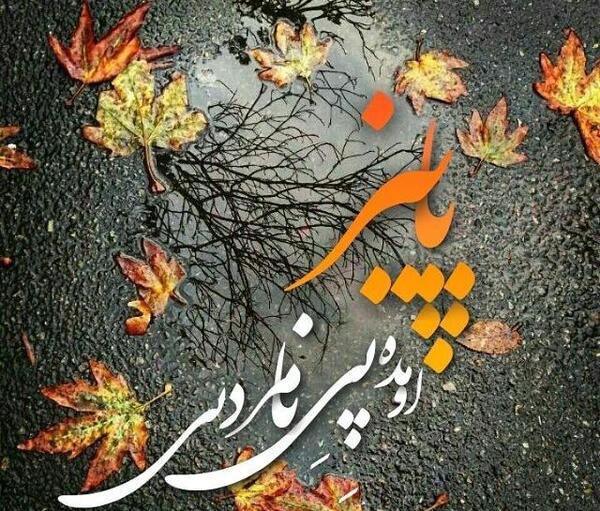 عکس پاییز اومده پی نامردی