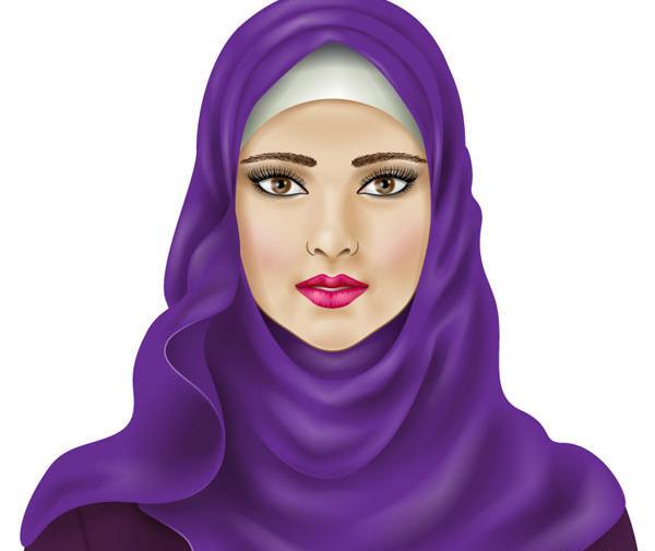 عکس دانلود وکتور روسری