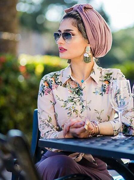 عکس مدل های بستن شال