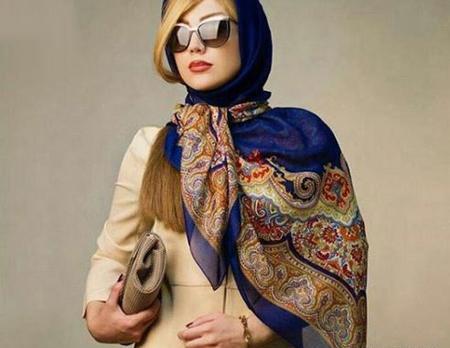 عکس مدل های بستن شال