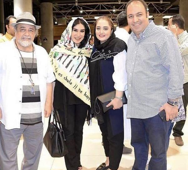 عکس از علی اوجی و نرگس محمدی