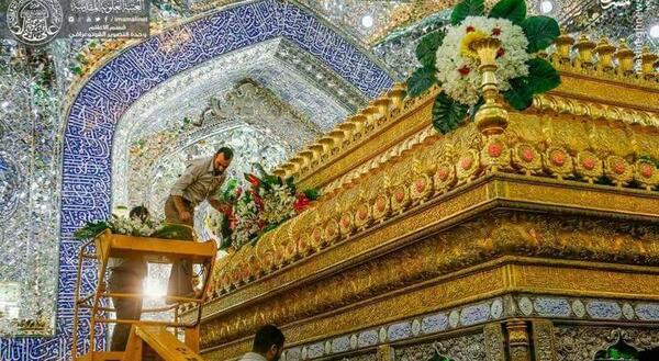 عکس و تصویر ضریح حضرت علی