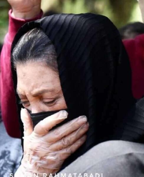 عکس بهاره رهنما در مراسم قاضی مرادی