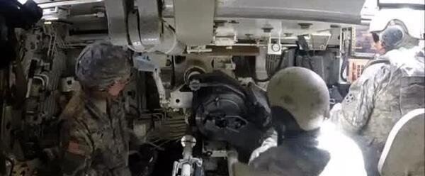 عکس داخل تانک جنگی
