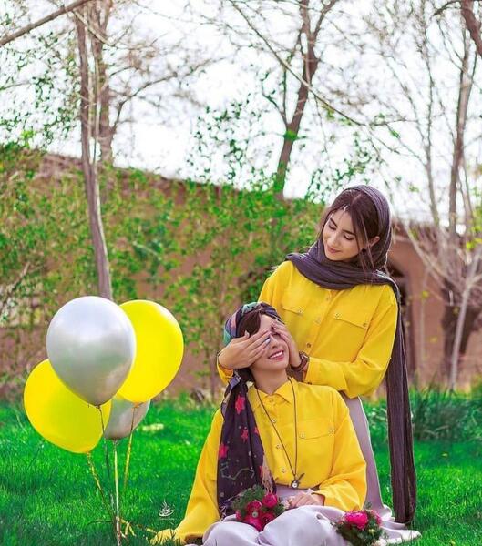 ایده عکس با دوست صمیمی