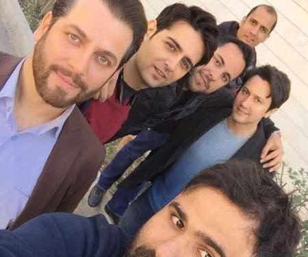 عکس امیررضا دلاوری وهمسرش ودخترش