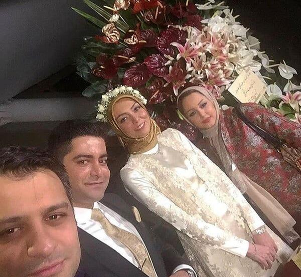 عکس عروسی فرزاد حسنی و آزاده نامداری