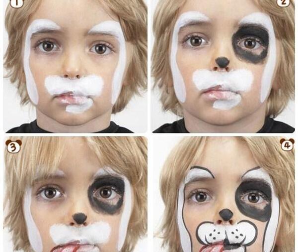 عکس نقاشی صورت زامبی