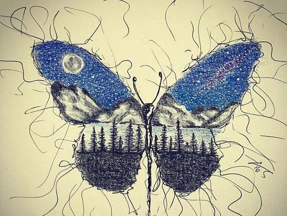 عکس ایده برای نقاشی خط