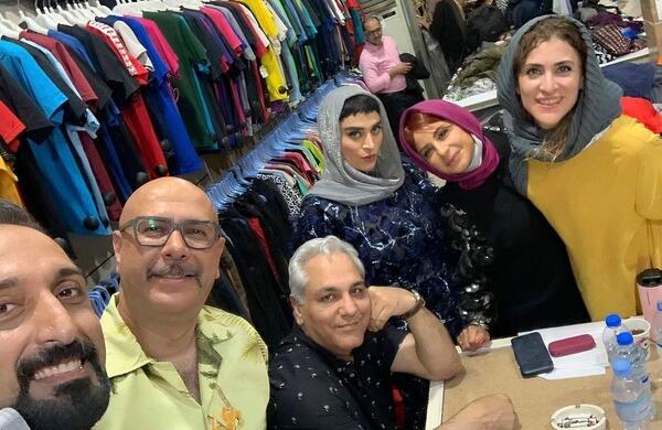 عکس پشت صحنه گنج مظفر مهران مدیری