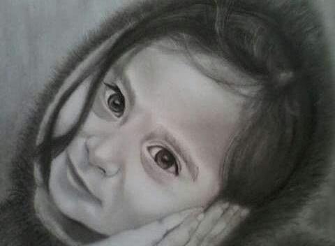 عکس نقاشی چهره نی نی سایت