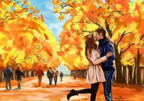 عکس پاییز عشق