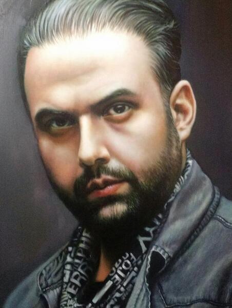 عکس نقاشی صورت رنگ روغن