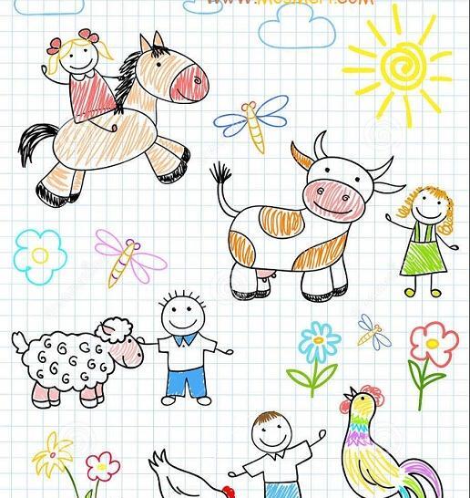 عکس ایده برای نقاشی بچه ها