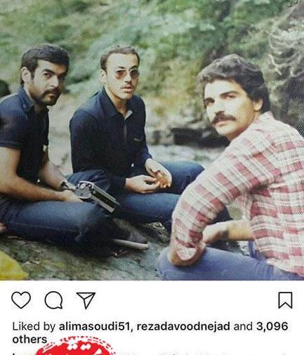عکس حمید لولایی در جوانی