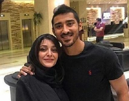 عکس ساره بیات با محمدرضا گلزار