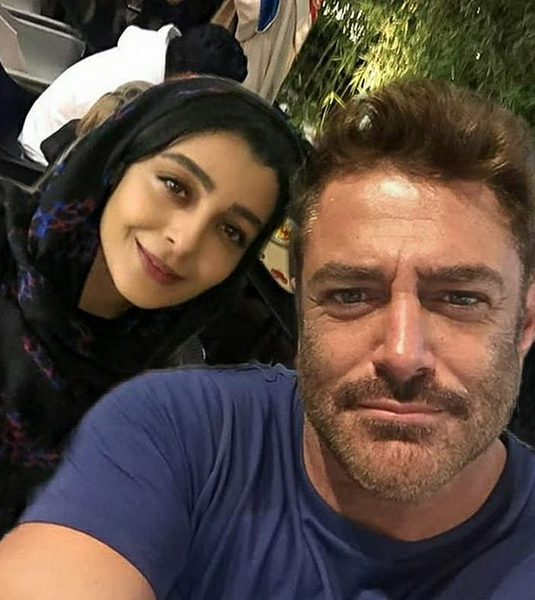 عکس ساره بیات با محمدرضا گلزار