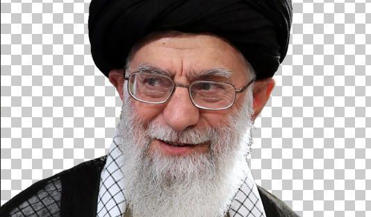 عکس لایه باز خامنه ای