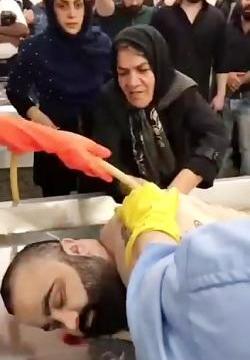 عکس سنگ قبر محمود طالبی