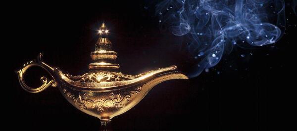 عکس واقعی چراغ جادو