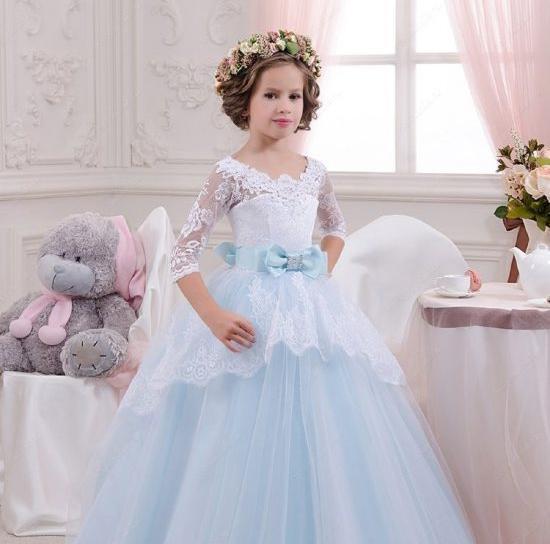 عکس لباس عروس بچه گانه پف دار
