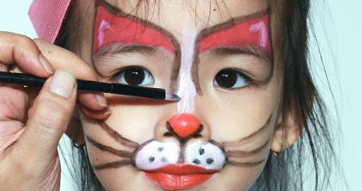 عکس نقاشی صورت کودک ساده