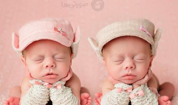 عکس بچه های دوقلو خوشگل