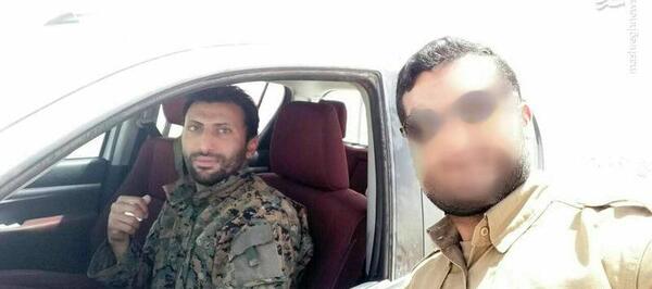 عکس شهید حججی هنگام اسارت