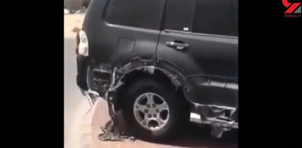 عکس ماشین ذوب شده