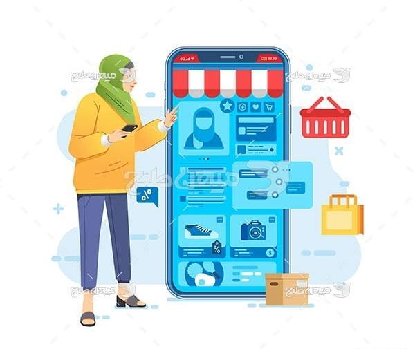 عکس وکتور فروشگاه
