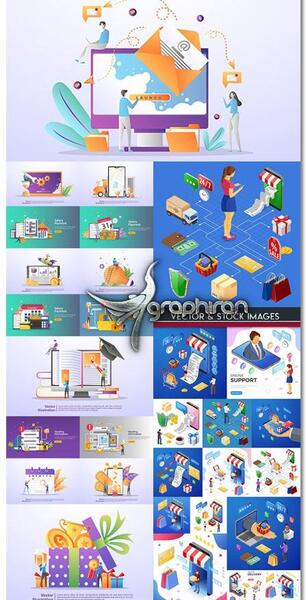 عکس وکتور فروشگاه