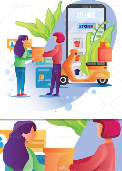 عکس وکتور فروشگاه
