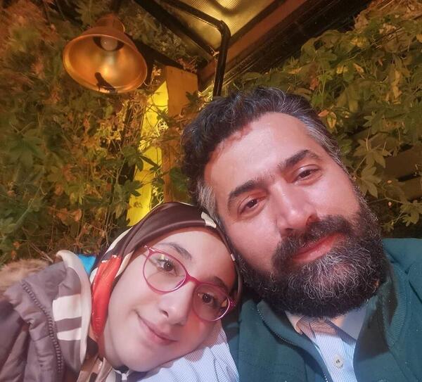 عکس بهاره رهنما در آغوش همسرش