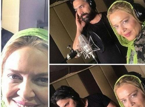 عکس بهاره رهنما در آغوش همسرش