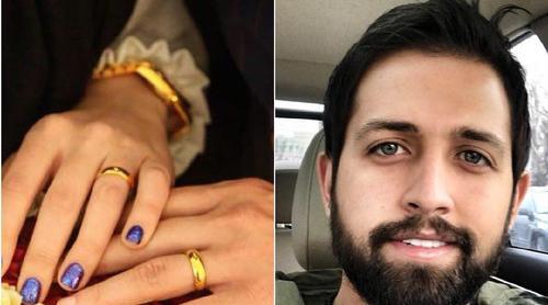 عکس حلقه ازدواج محسن افشانی