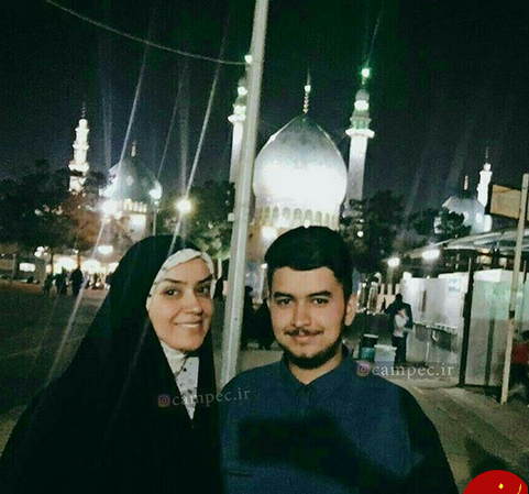 عکس حسن اکلیلی و پسرش