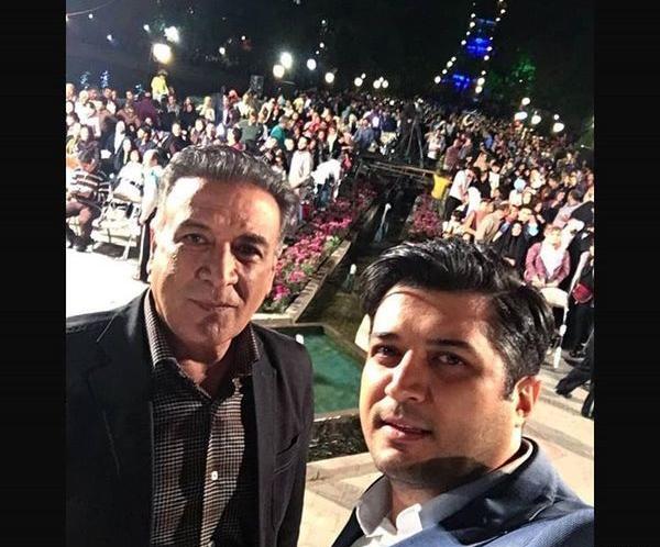 عکس عبدالرضا اکبری و پسرش پندار