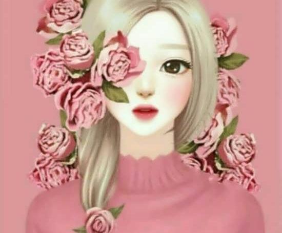 عکس پروفایل دخترونه صورتی فانتزی