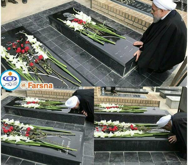 عکس قبر گل کاری شده