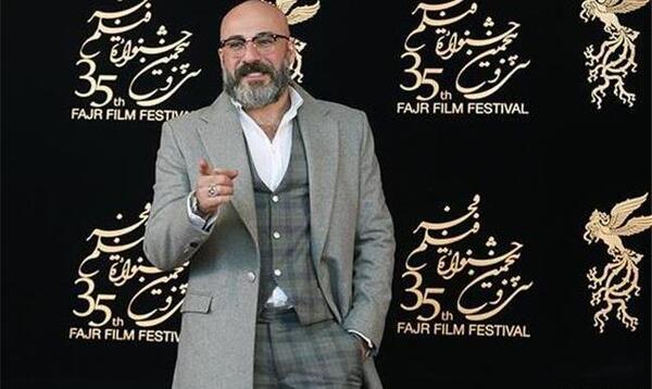 عکس امیر آقایی در حریم سلطان